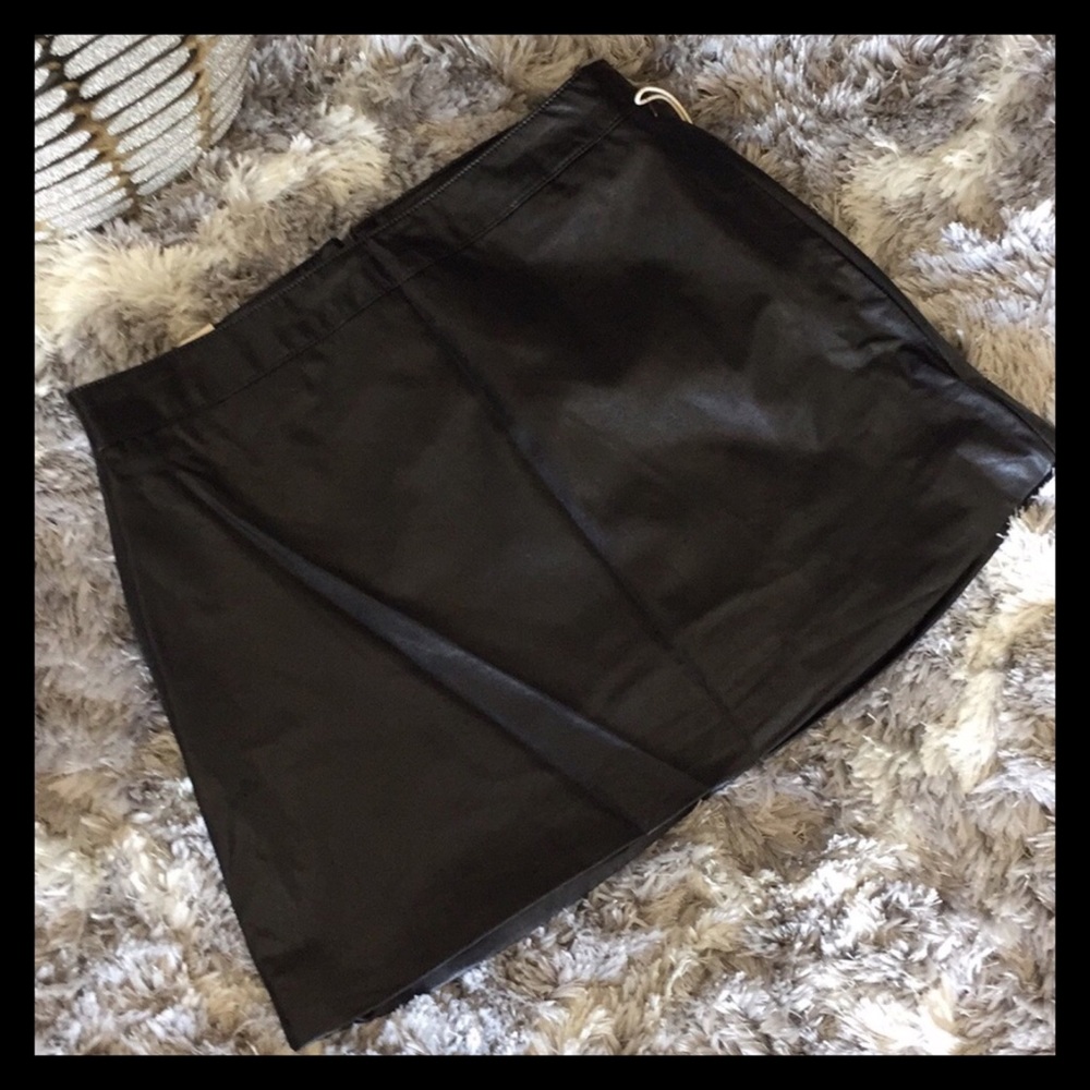Altar’d State Faux Leather Skirt